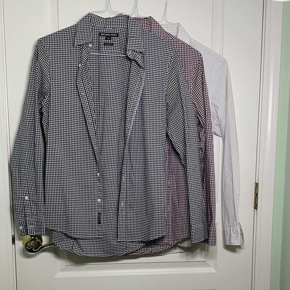 Michael Kors Men’s Button Up Shirts Bundle -  Small
